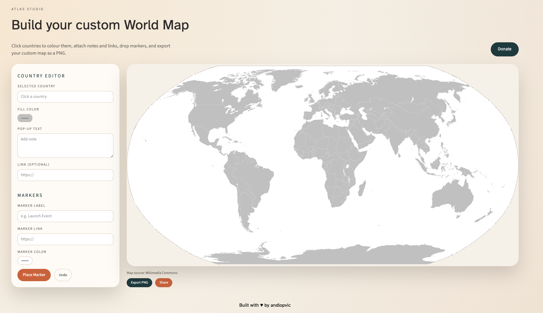 Custom Nation Map Borderless Citizen | Build & Share Custom Maps
